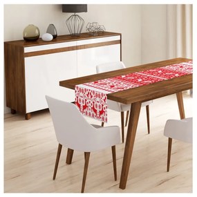 Súprava 4 vianočných obliečok na vankúš a behúň na stôl Minimalist Cushion Covers Christmas