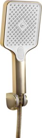 Rea Hass, vaňová batéria s ručnou sprchovou súpravou, zlatá matná, REA-B7100