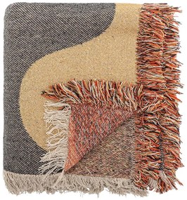 Hnedá deka z recyklovanej bavlny 130x160 cm Arni – Bloomingville