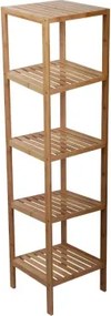 Drevený regál Bamboo, 5 políc%