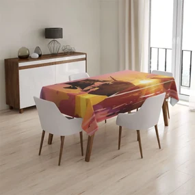 Sablio Obrus Pirátska loď pri západe slnka - 90x90 cm