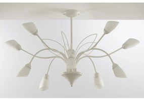 Jupiter 2061 - Luster na tyči GLORIOSA 10xG9/14W/230V krémová