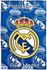 Coral fleece deka FC Real Madrid - motív Hala Madrid! - 100 x 150 cm