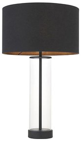 Endon 100440 - Stmievateľná stolová lampa LESSINA 1xE27/10W/230V čierna