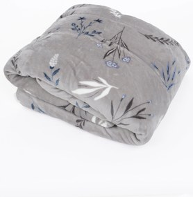 Baránková deka mikroplyš Exclusive 150 × 200 cm – Chloe sivá