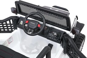 Elektrické autíčko Jeep BEAST 4x4 biele