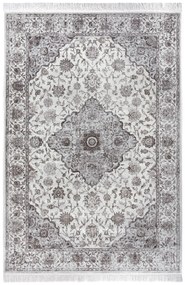 DOPREDAJ: 95x140 cm Kusový koberec Ghazni 105040 Grey Cream, 140x95, šedá, chodba / predsieň, ELLE Decoration