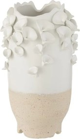 Keramická váza s kvetmi sasanky Anemone - Ø22*38 cm