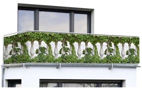 Zelená plastová balkónová zástena 500x85 cm - Maximex