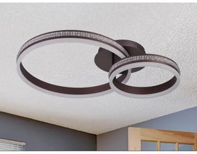 LED stmievateľný prisadený luster LED/110W/230V 3000-6500K + diaľkové ovládanie