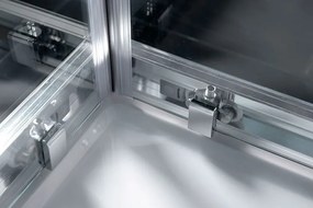 Polysan Polysan, EASY LINE štvorcová sprchová zástena 800x800mm, číre sklo, EL5215