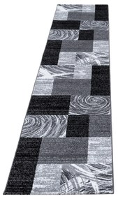 Ayyildiz Kusový koberec PARMA 9220, Čierna Rozmer koberca: 80 x 150 cm