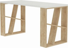 Pracovný stôl Honey White a Oak