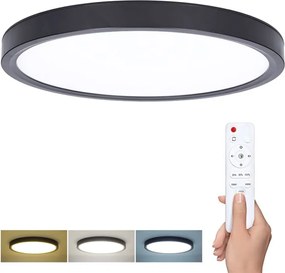 LED stropné svetlo Solight čierna WO8018
