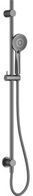 Deante Arnika, sprchový stĺp 95cm s podomietkovým pripojením a 3-funkčnou ručnou hlavicou a sprchovou hadicou 150cm, grafitová (titanium), NQA_D61K