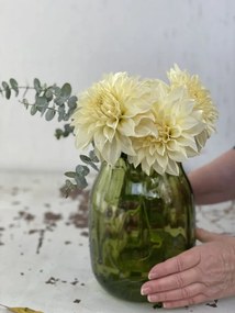 Váza Mařenka – olivová