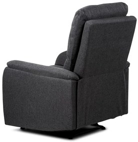 BONTEC Polohovacie kreslo, sivá, látka, TV-5060 GREY2 Farba: Šedá