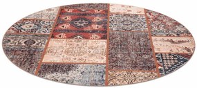 Koberec ANTIKA Ancient Rust patchwork terakota