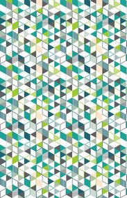 Erga Peva, sprchový záves 180x200cm, polyester, viacfarebné vzor Granada, ERG-06878