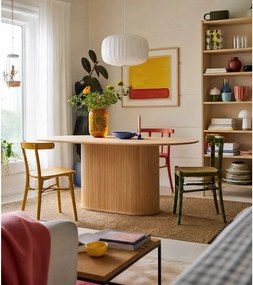 Jedálenský stôl s doskou v dubovom dekore 95x180 cm Nola – Unique Furniture