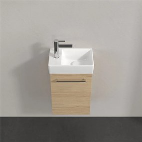 VILLEROY &amp; BOCH Avento závesná skrinka pod umývadielko, 1 dvierka, pánty vpravo, 340 x 202 x 514 mm, Nordic Oak, A87601VJ