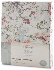 MAKOSATÉNOVÉ PRESTIERADLO S GUMOU PRINT 100X200X30 CM KVETY