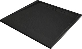 Mexen Amon štvorcová sprchová vanička SMC 100 x 100 cm, čierna - 4F701010