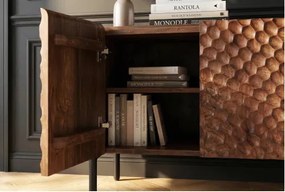 TV-skrinka 47584 Adlon 160cm Drevo Mango Hnedé - Komfort-nábytok