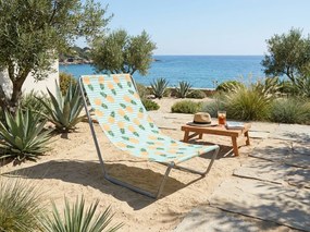 Skladacia plážová lehátka SAND PINEAPPLE, farebné