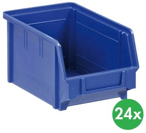 ArtPlast Plastové boxy BASIC typ B, 146 x 237 x 124 mm, 24 ks, modré