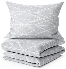 Krepové obliečky z Renforcé bavlny GRAY STRIPES sivé Rozmer obliečky: 70 x 90 cm | 140 x 200 cm