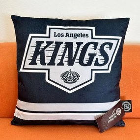 Vankúšik NHL Los Angeles Kings Black 40x40 cm