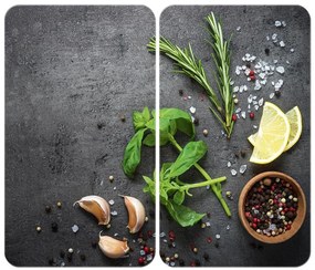 WENKO 53907100 - Kryt varnej dosky 30x52 cm pestrofarebný/šedý/priehľadný