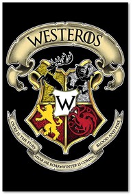 Gario Obraz na plátne Hra o tróny, Westeros - Dr.Monekers Rozmery: 40 x 60 cm