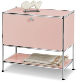 Kovová odkladacia skrinka »CN3« s 1 výklopným priečinkom, staroružová