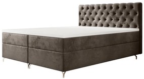 Čalúnená posteľ boxspring CHESTER 2, 200x200, Monolith 15