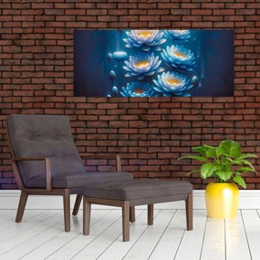 Obraz - Lekná pod hladinou (120x50 cm)