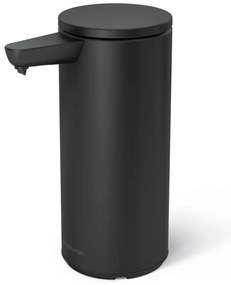 Čierny bezdotykový oceľový dávkovač mydla 266 ml – simplehuman