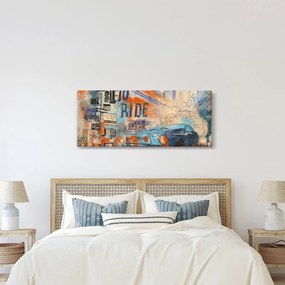 Obraz - Zrodený na jazdu (120x50 cm)