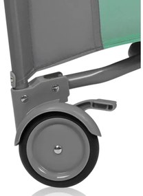 Lionelo - Hracia ohrádka MILLE PLUS sivá a zelená