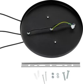 BRILAGI - Závesný luster na lanku WABI SABI 3xE27/40W/230V priemer 60 cm čierna