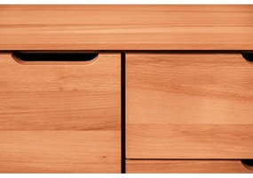 Nízka komoda z bukového dreva 134x63 cm Greg - The Beds