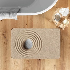 Svetlohnedá kúpeľňová predložka 50x120 cm Serena – douceur d'intérieur