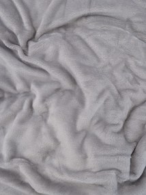 Detská deka do postieľky mikroplyš Exclusive 80 × 100 cm – Laura svetlo sivá