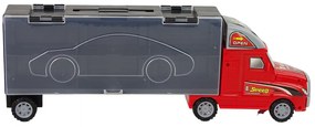 Lean Toys Veľký kamión + 6ks áut v kufríku