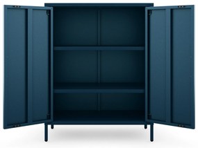 Skrinka do obývačky s policami VITO, 800 x 1015 x 400 mm, Modern: tmavomodrá farba