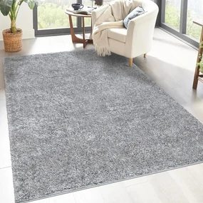 Dekorstudio Shaggy koberec CITY 500 sivý Rozmer koberca: 150x150cm