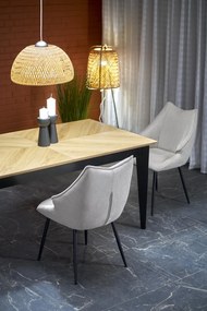 Rozkladací jedálenský stôl Edmondo II 160/240 cm dub prírodný/buk