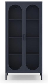 Tmavomodrá skrinka 80x170 cm Diora – Marckeric