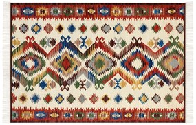 Vlnený kelímový koberec 160 x 230 cm viacfarebný AREVIK Beliani